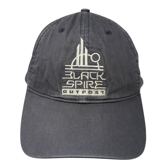 Black Spire Outpost Strapback Hat Gray One Size Star Wars Galaxy's Edge - Picture 1 of 9